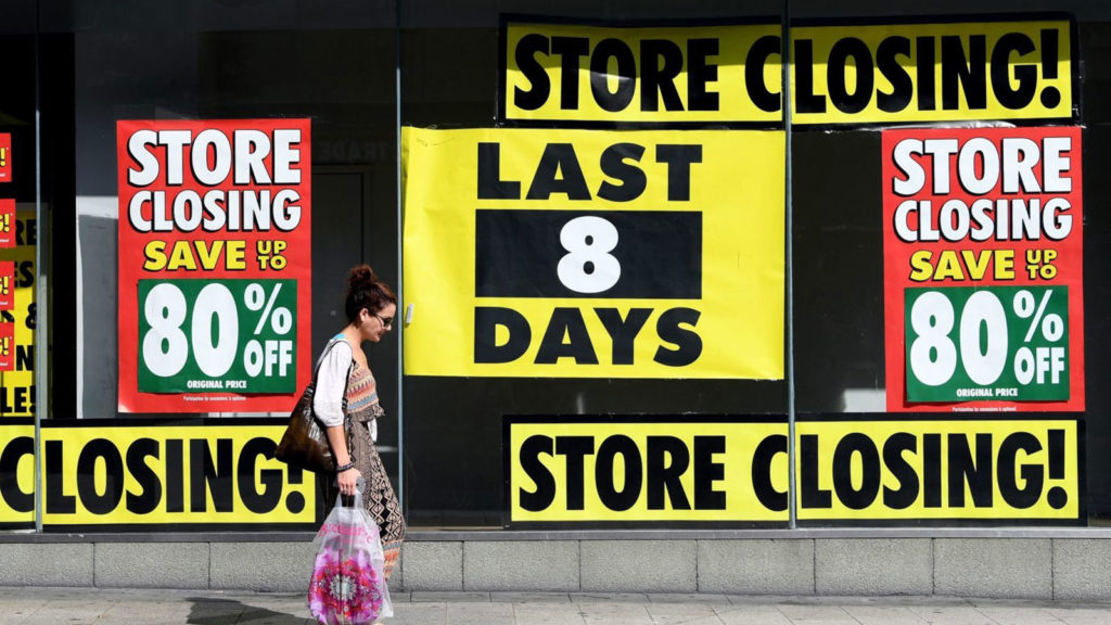 Retail Store Closures Announced